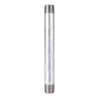 STZ Industries 1/2 in. MIP each X 1/2 in. D MIP Galvanized Steel 7 in. L Nipple