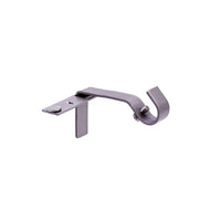 Kenney Fast Fit Pewter Gray Curtain Rod Bracket 5/8 in. L