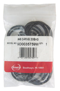 Danco 1-1/16 in. D X 1-3/16 in. D #45 Rubber O-Ring 20 pk