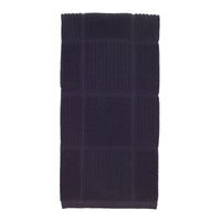 T-Fal Charcoal Cotton Checked Parquet Kitchen Towel (Pack of 6)