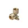 BK Products Proline Push to Connect 1/2 in. PTC X 1/2 in. D FPT Brass 90 Degree Drop Ear Elbow