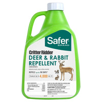 Safer Critter Ridder Animal Repellent Concentrate 32 oz. for Deer & Rabbits