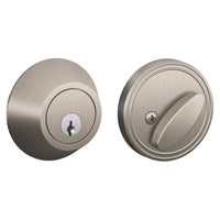 Schlage Satin Nickel Metal Single Cylinder Deadbolt