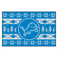 NFL - Detroit Lions Holiday Sweater Rug - 19in. x 30in.