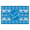 NFL - Detroit Lions Holiday Sweater Rug - 19in. x 30in.