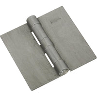 560BC 3-1/2" SQR Weldable Surface Door Hinge NRP 1/pk - Plain Steel