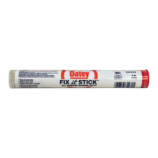 Oatey Fix-It Gray Plumbers Putty 4 oz (Pack of 12).