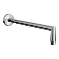 Chrome shower arm