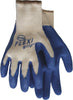 Boss Flexi Grip Knit Work Gloves Blue/White M 1 pair