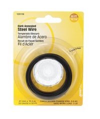 Hillman 50 ft. L Black Annealed Steel 28 Ga. Wire (Pack of 10)