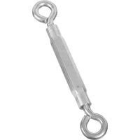 2170BC 3/8â€ x 10-1/2â€ Eye / Eye Turnbuckle - Zinc Plated