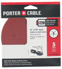 Porter Cable 5 in.   Aluminum Oxide Hook and Loop Sanding Disc 220 Grit 5 pk