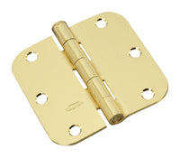 National Hardware 3 in. L Polished Brass Door Hinge 1 pk