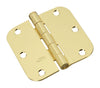 National Hardware 3 in. L Polished Brass Door Hinge 1 pk