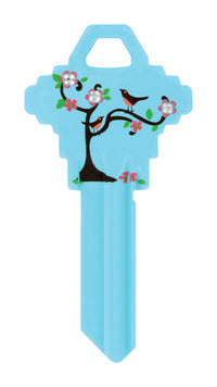 Hillman DIVA Tree & Birds House/Office Universal Key Blank Single (Pack of 6).