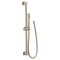 Brushed nickel eco-performance handshower handheld shower