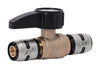 SharkBite EvoPEX 1/2 in. Push X 1/2 in. D Push Brass Ball Valve