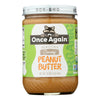 Once Again - Peanut Butter Organic Smooth - Case of 6-16 OZ