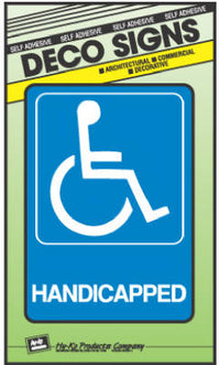 Hillman English Blue Sign 7 in. H X 5 in. W (Pack of 6)