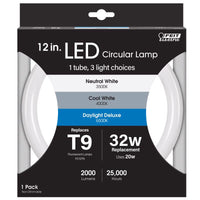 Feit Electric T9 4-Pin LED Tube Light Color Changing 32 Watt Equivalence 1 pk (Pack of 12)