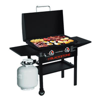 Blackstone 2 Burner Liquid Propane Outdoor Griddle with Hood Black