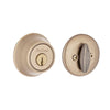 Kwikset  Antique Brass  Metal  Deadbolt