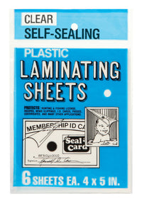 Seal-A-Card Books and Stationery Laminating Sheets Plastic 6 sheet (Pack of 24)