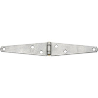 National Hardware 4 in. L Galvanized Steel Light Strap Hinge 2 pk