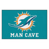 NFL - Miami Dolphins Man Cave Rug - 19in. x 30in.