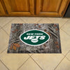 NFL - New York Jets Camo Rubber Scraper Door Mat