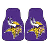 NFL - Minnesota Vikings Carpet Car Mat Set - 2 Pieces