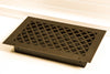 Steelcrest Designer 14 X 8 Wall /Ceiling Oil-Rubbed Bronze Supply Vent Cover With Air-Volume Damper & Face Mounting Screw Holes