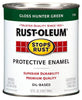 Rust-Oleum Stops Rust Indoor and Outdoor Gloss Dark Hunter Green Oil-Based Protective Paint 1 qt