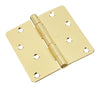 National Hardware 4 in. L Polished Brass Door Hinge 1 pk