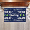 NFL - Seattle Seahawks Holiday Sweater Rug - 19in. x 30in.