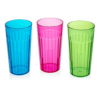 Arrow Plastic Assorted Dishwasher Safe BPA Free 3 Dia. in. Rainbow Tumblers 16 oz.