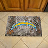 NFL - Los Angeles Chargers Camo Rubber Scraper Door Mat