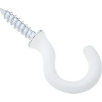 V2020 3/4" Cup Hook 5/pk - White