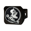 Florida State University Black Metal Hitch Cover