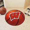 University of Wisconsin Basketball Rug - 27in. Diameter