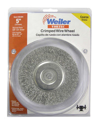 Weiler Vortec 5 in. Crimped Wire Wheel Carbon Steel 3750 rpm 1 pc