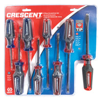 Crescent Diamond Coated Screwdriver Set 8 pc