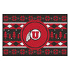 University of Utah Holiday Sweater Rug - 19in. x 30in.