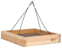 Nature's Way Wild Bird and Finch 2.75 lb Cedar Platform Bird Feeder 1 ports