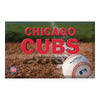 MLB - Chicago Cubs Rubber Scraper Door Mat