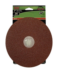 Gator 7 in. Aluminum Oxide Center Mount Fiber Disc 36 Grit Extra Coarse 3 pk (Pack of 5)