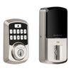 Kwikset Aura Satin Nickel Metal Bluetooth Keypad Entry Smart Lock