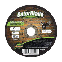 Gator 4 in. D X 5/8 in. Aluminum Oxide Masonry Cut-Off Blade 1 pc