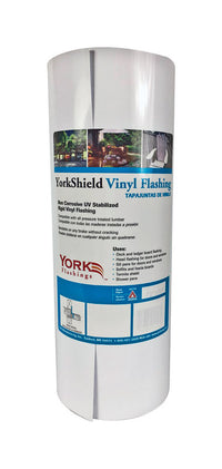 York White Vinyl Multi-Purpose Flashing 50 L ft. x 10 W in.