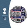 Southwire 100 ft. 14/2 Solid Romex Type NM-B WG Non-Metallic Wire